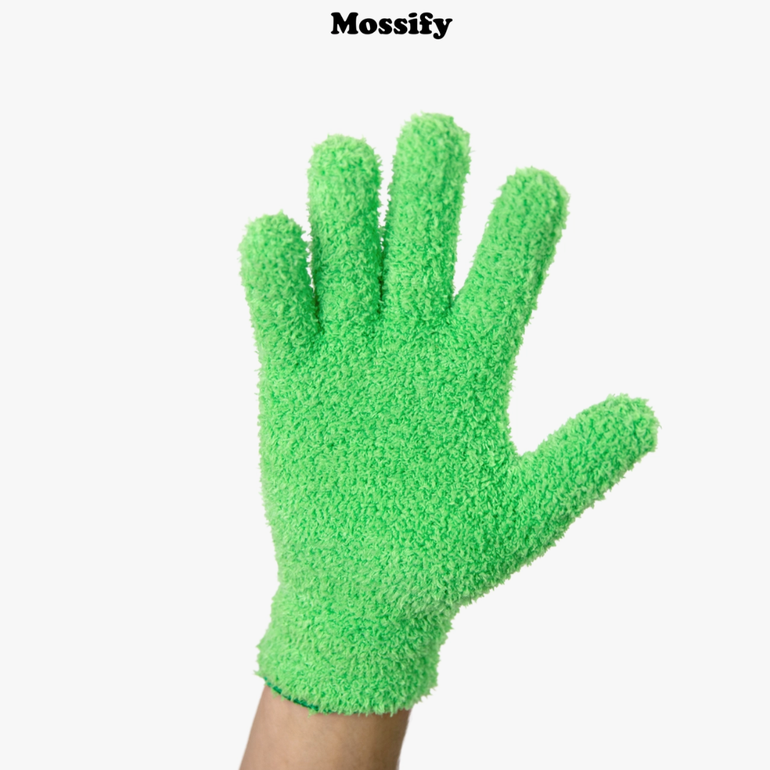 Microfiber Leaf-Shining Gloves