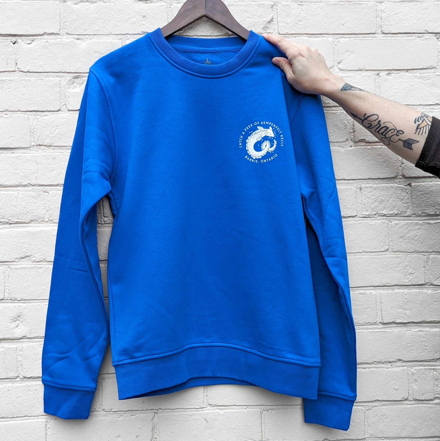Kempenfelt Kelly Crewneck Sweater Blue