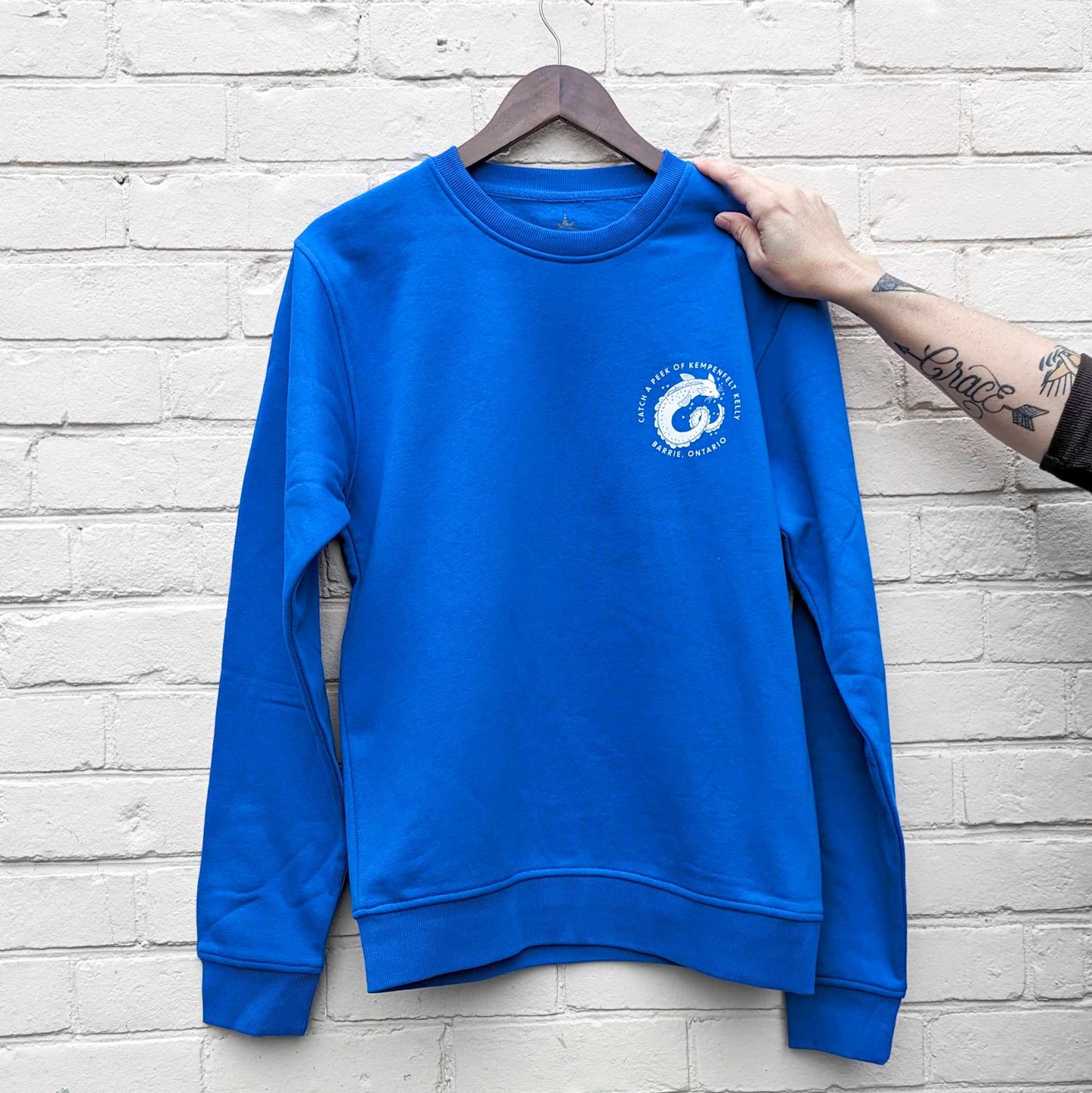 Kempenfelt Kelly Crewneck Sweater Blue