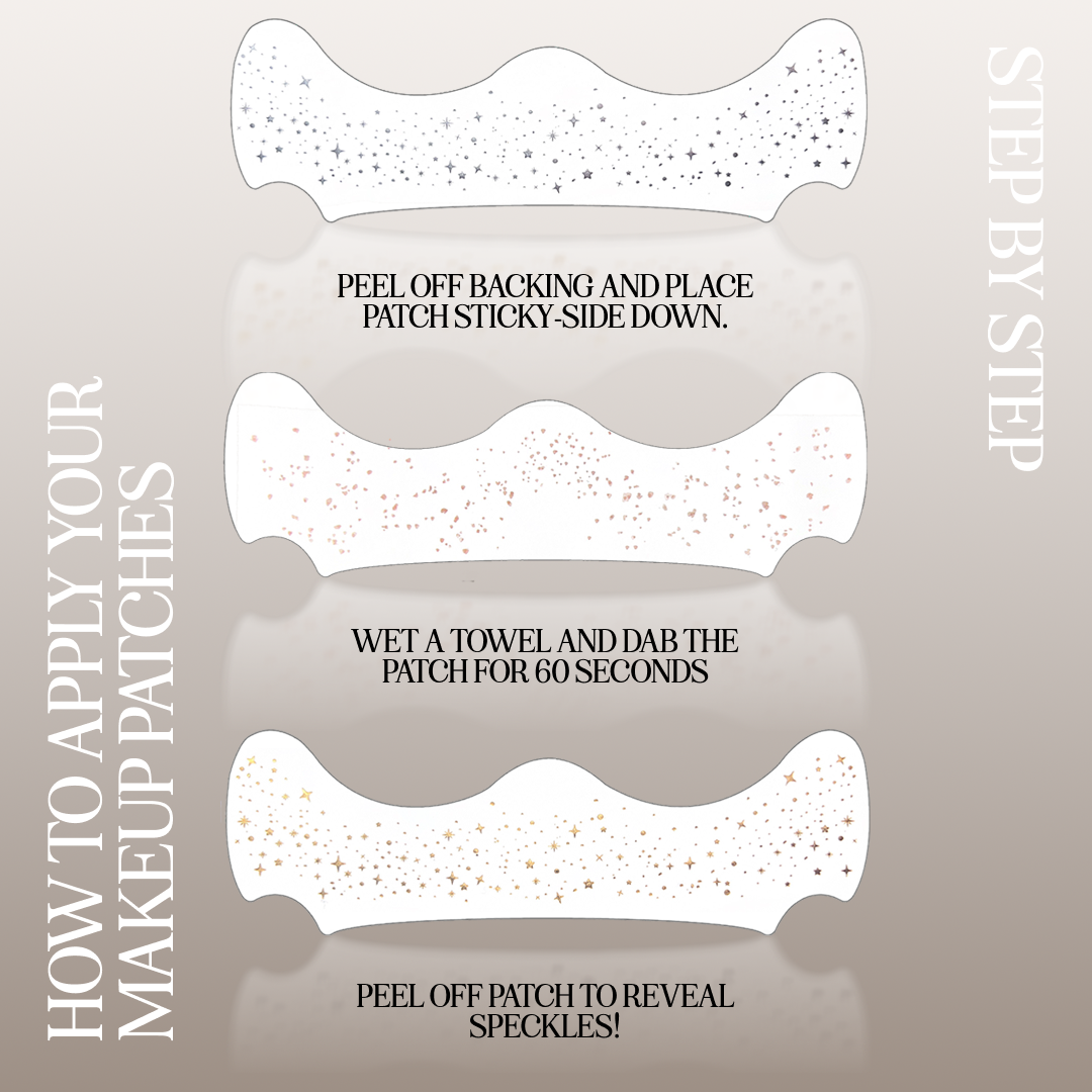 Fazit - Silver Stardust Speckle Makeup Patches