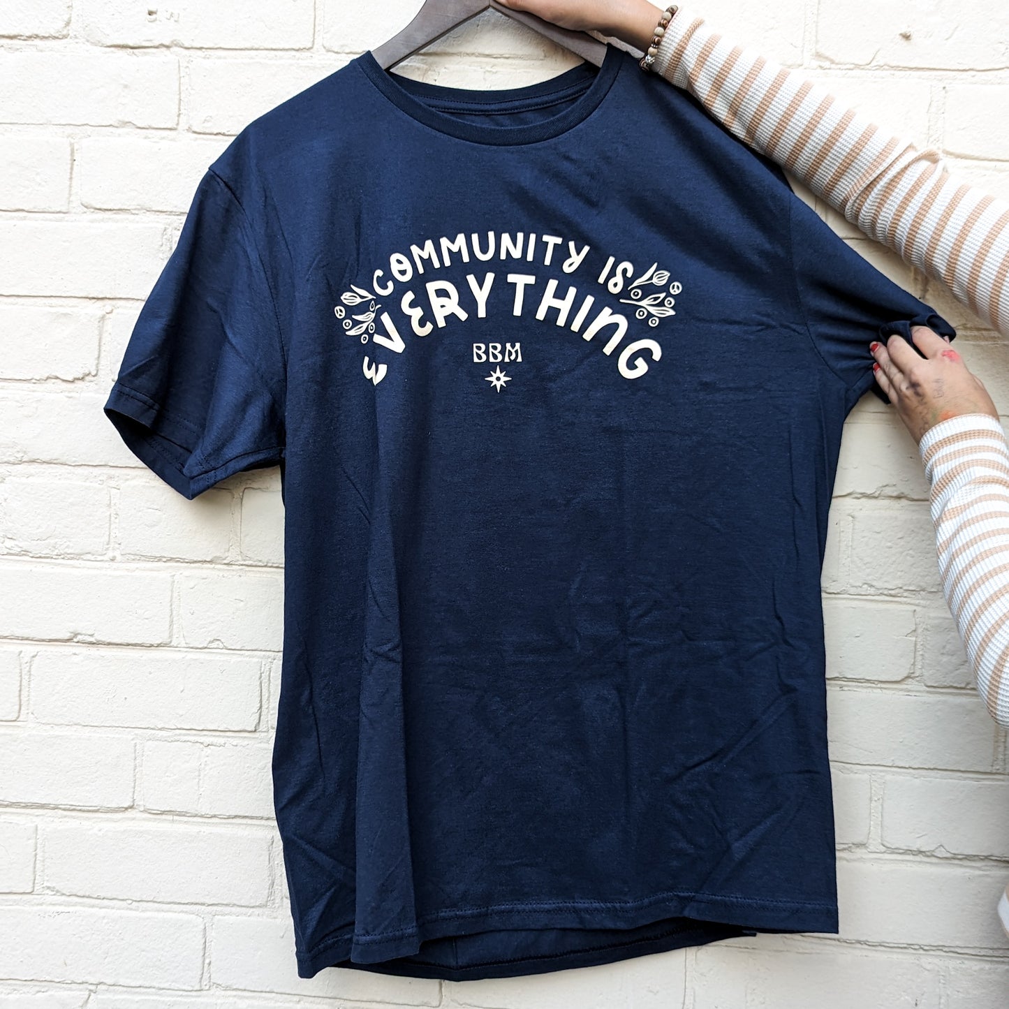 "Community Is Everything" Navy Blue T-Shirt