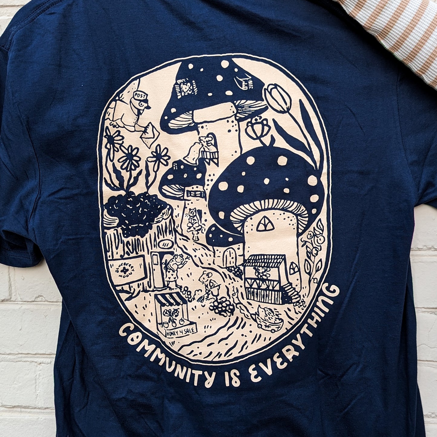 "Community Is Everything" Navy Blue T-Shirt