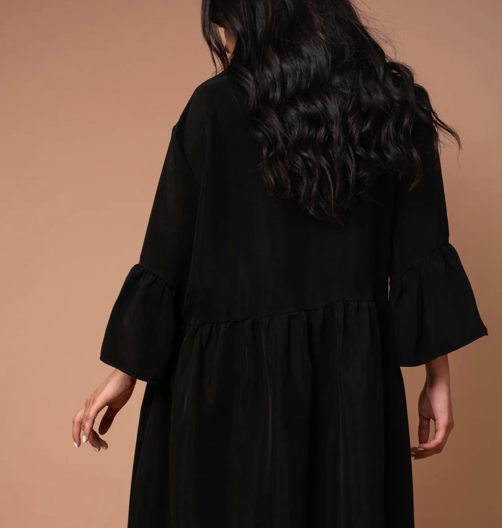 Altar Houseline Aurelia Dress in Black