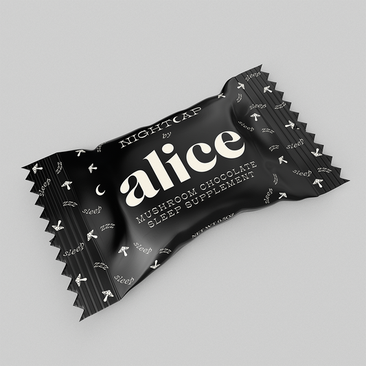 Alice Mushrooms - Nightcap Singles — mushroom chocolates for deep sleep