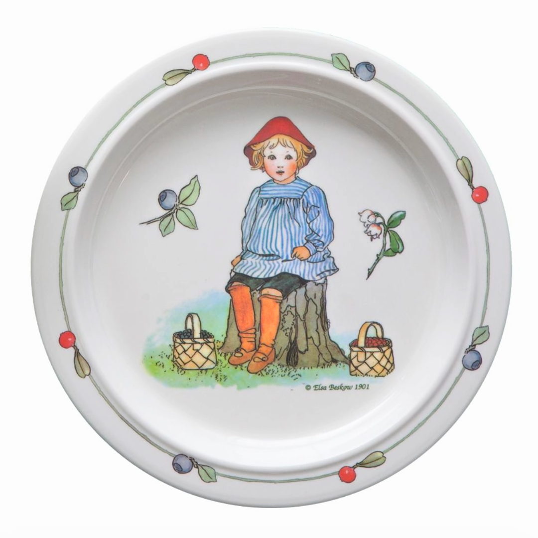 Elsa Beskow - "Peter in Blueberry Land" Plate