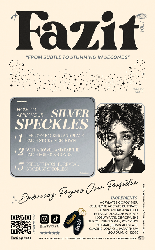 Fazit - Silver Stardust Speckle Makeup Patches