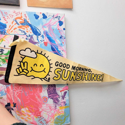 "Good Morning Sunshine" Oxford Pennant