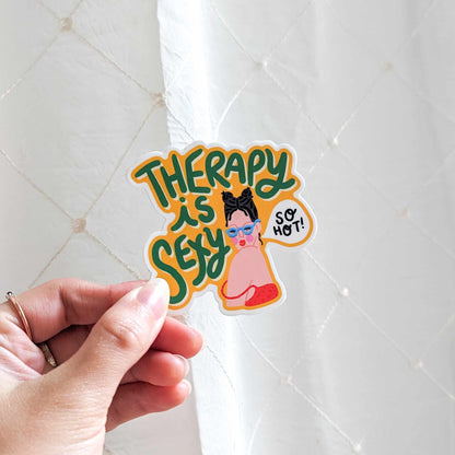 "Therapy Is Sexy" Sticker