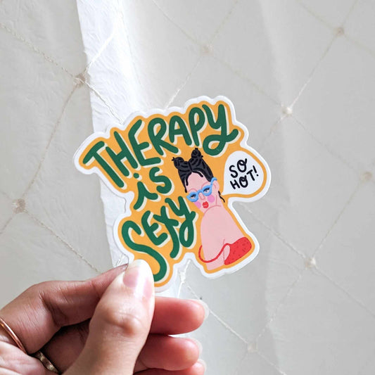 "Therapy Is Sexy" Sticker