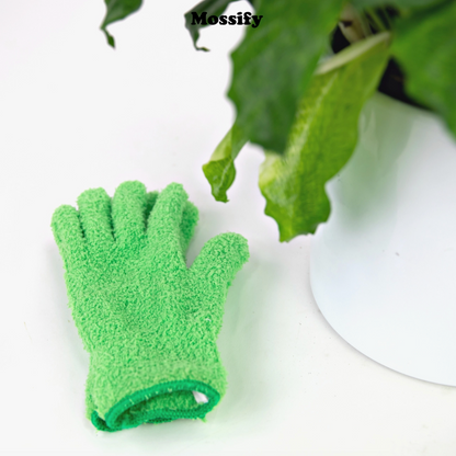 Microfiber Leaf-Shining Gloves