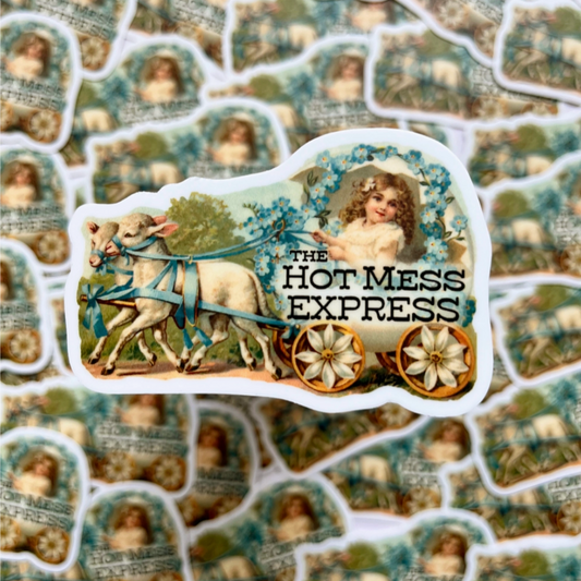 "Hot Mess Express" Sticker