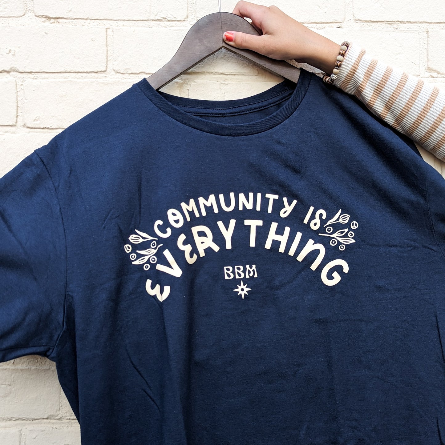 "Community Is Everything" Navy Blue T-Shirt