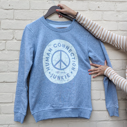 Human Connection Grey Crewneck Sweater