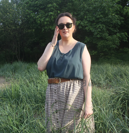 Connally Sadie Skirt - Tattersall Check