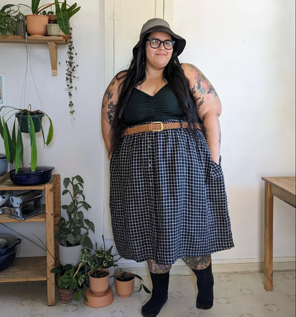 Connally Sadie Skirt - Tattersall Check