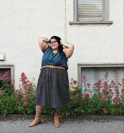 Connally Sadie Skirt - Tattersall Check
