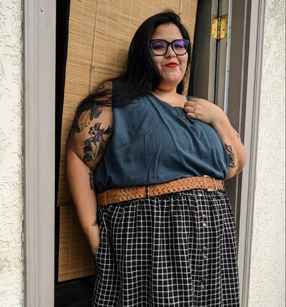 Connally Sadie Skirt - Tattersall Check