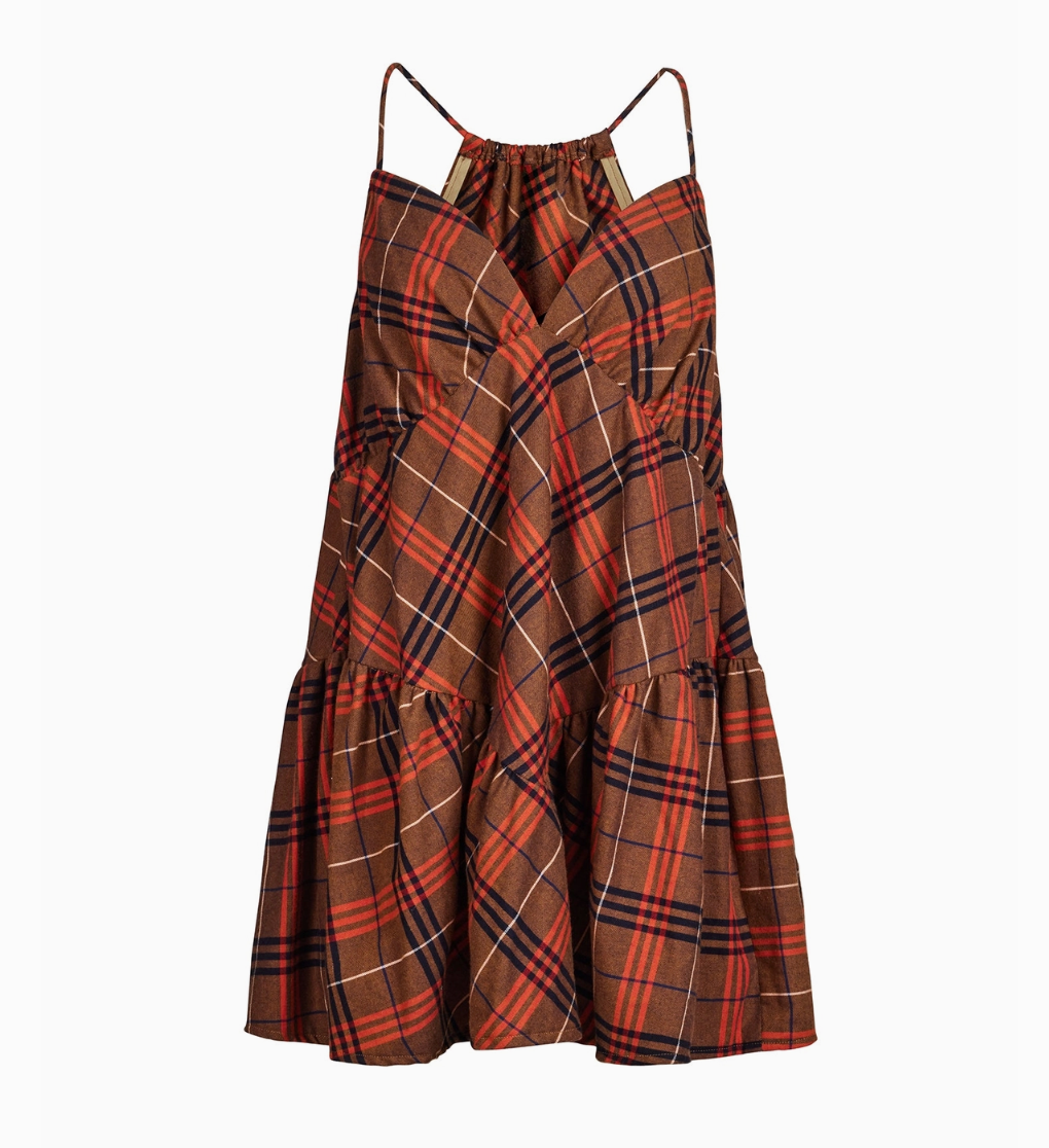 Hilary MacMillan - Plaid Mini Dress