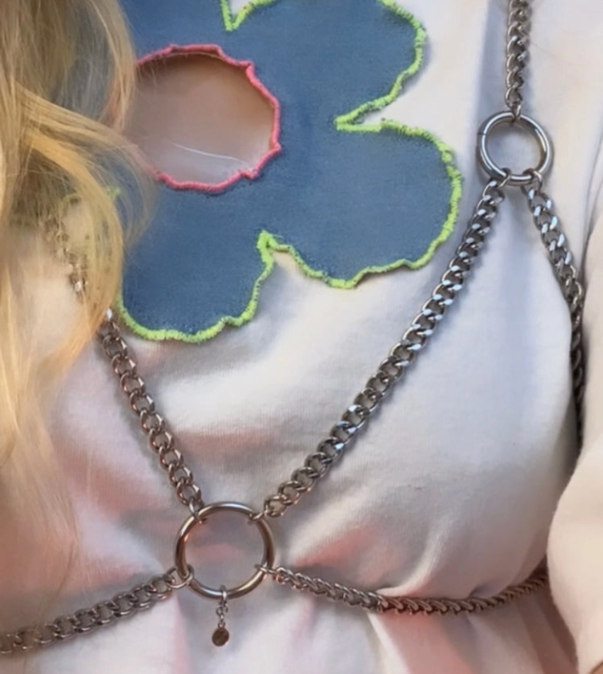 Shop Journal - Custom O-Ring Chain Bra