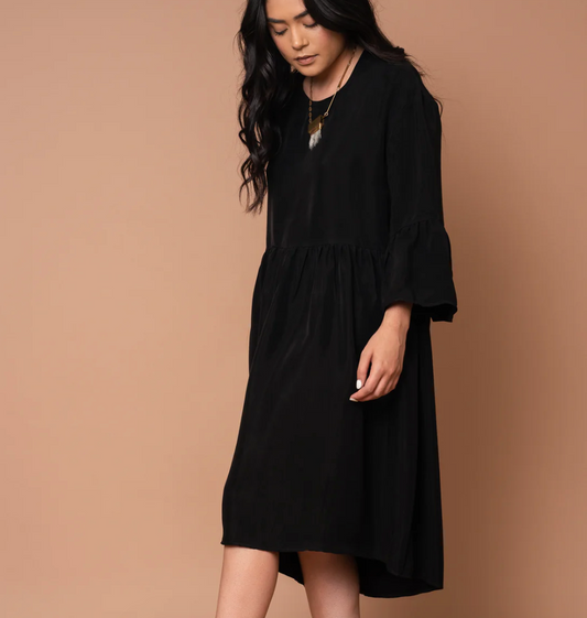 Altar Houseline Aurelia Dress in Black