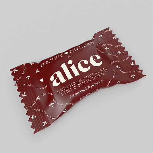 Alice Mushrooms - Happy Ending Singles - mushroom chocolate for arousal