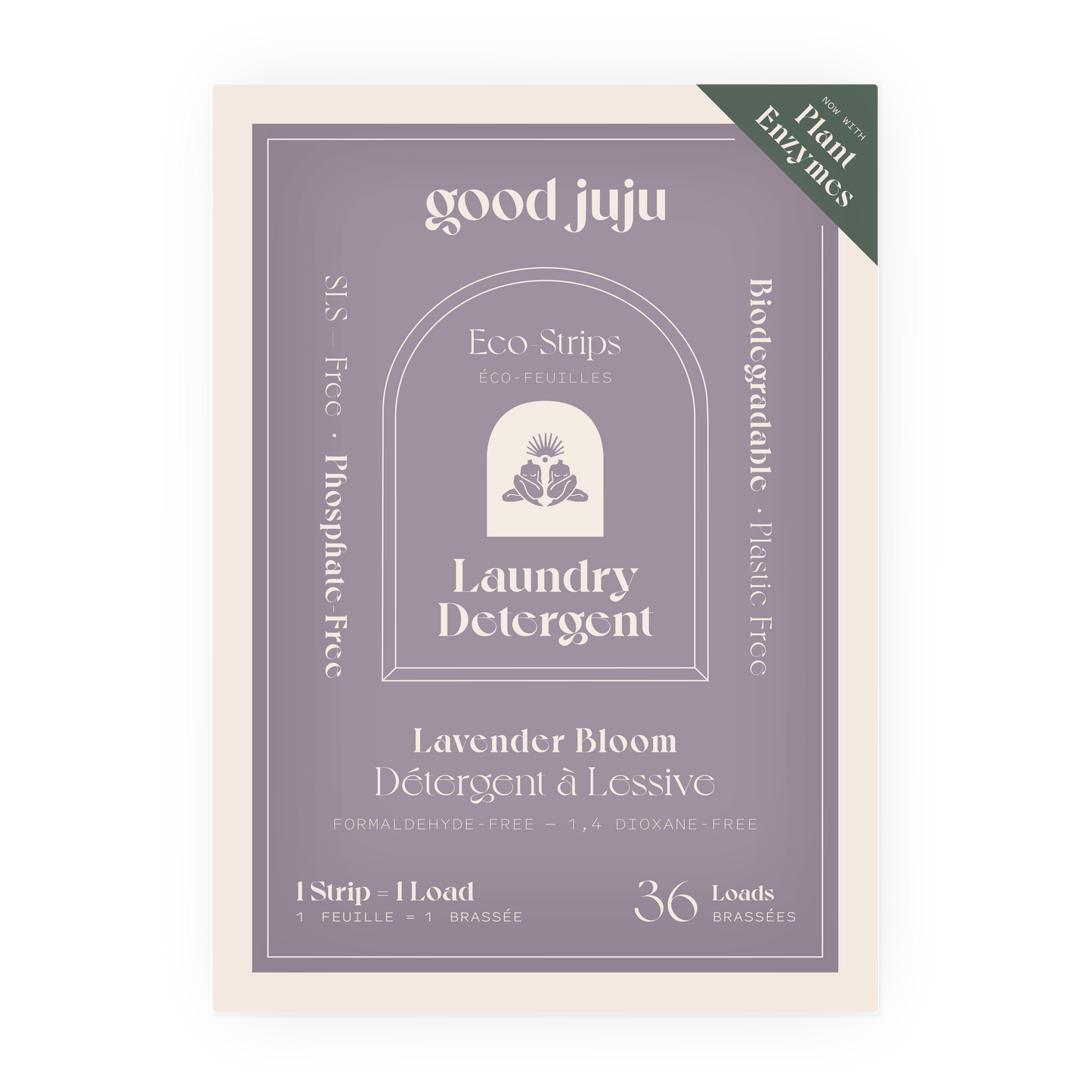 Good Juju Body & Home - Laundry Detergent Eco-Strips Lavender Bloom
