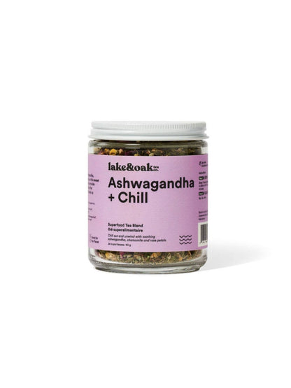 Ashwagandha + Chill - Superfood Tea Blend | Lake & Oak Tea Co.