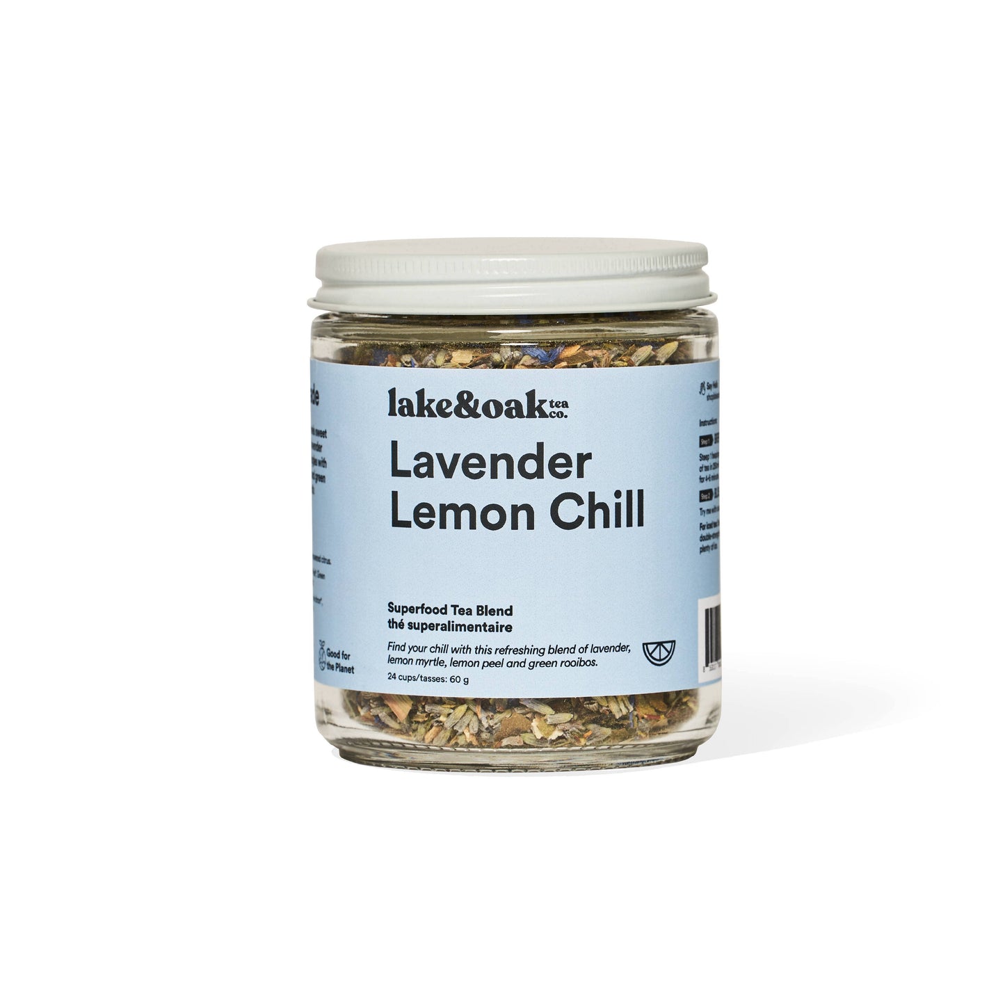 Lake & Oak Tea Co. - Lavender Lemon Chill - Superfood Tea Blend